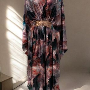 Kaftan silk motif