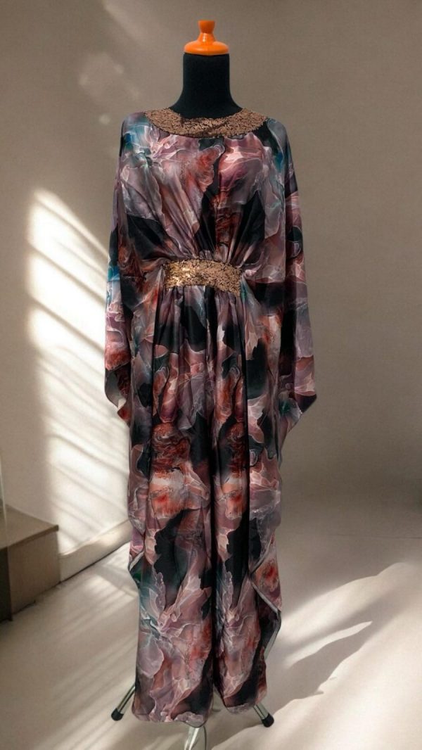 Kaftan silk motif