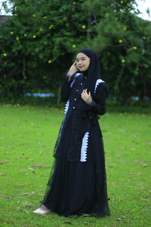 Gamis amaira mix tile - Gambar 2